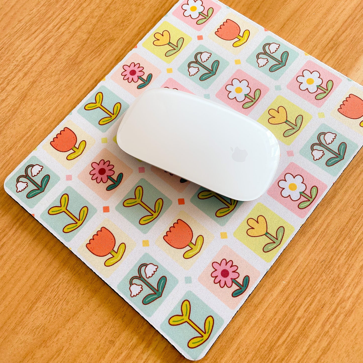 Flowers - Rectangle Mouse Mat