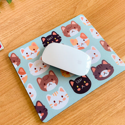 Cute Cats - Rectangle Mouse Mat