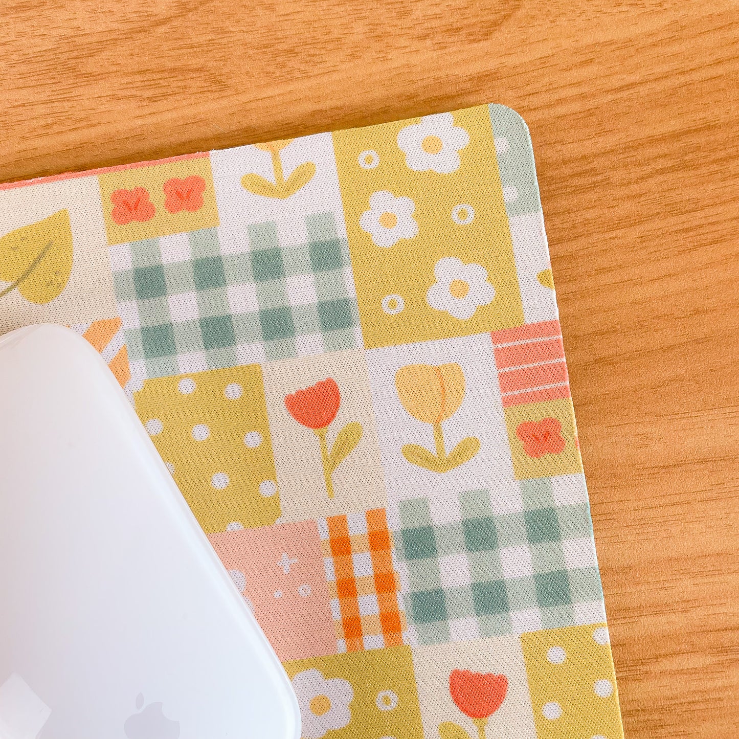 Spring Patchwork - Rectangle Mouse Mat