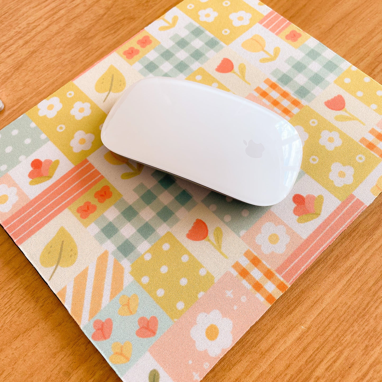 Spring Patchwork - Rectangle Mouse Mat