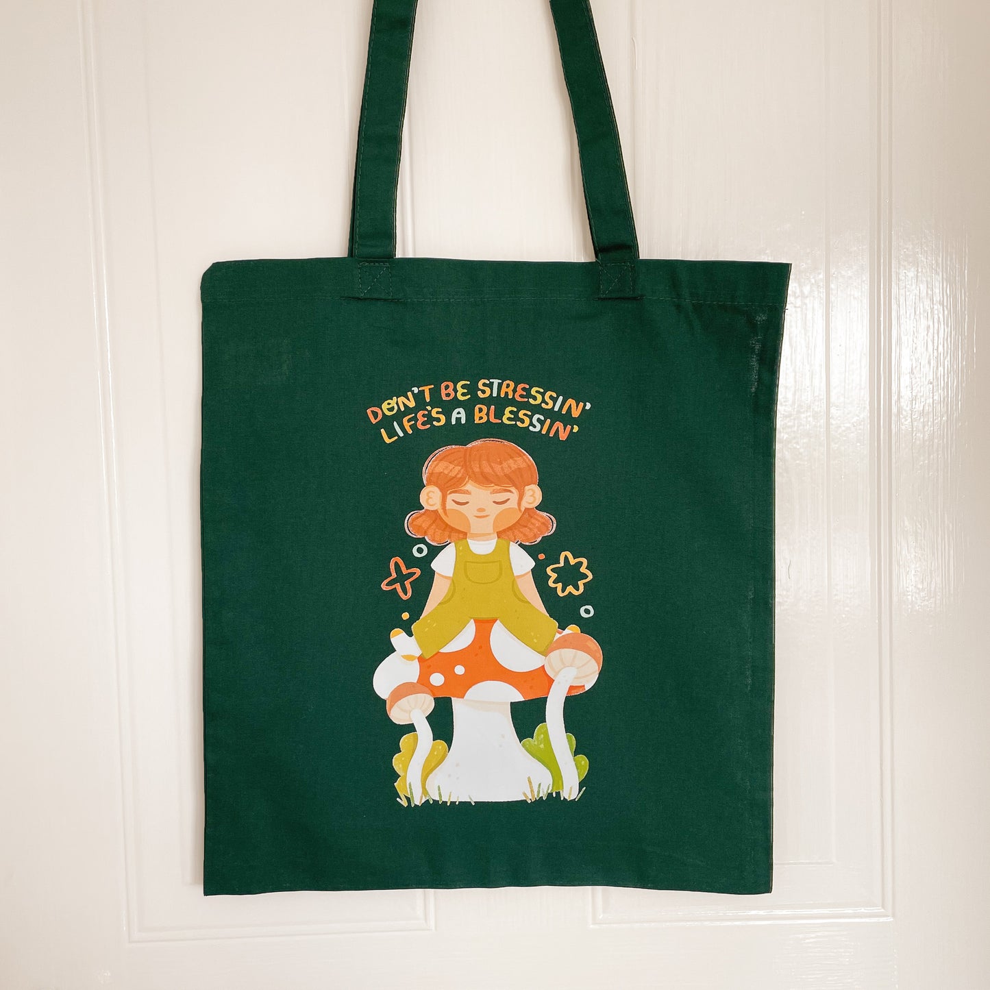 Don't Be Stressin', Life's a Blessin' Tote Bag