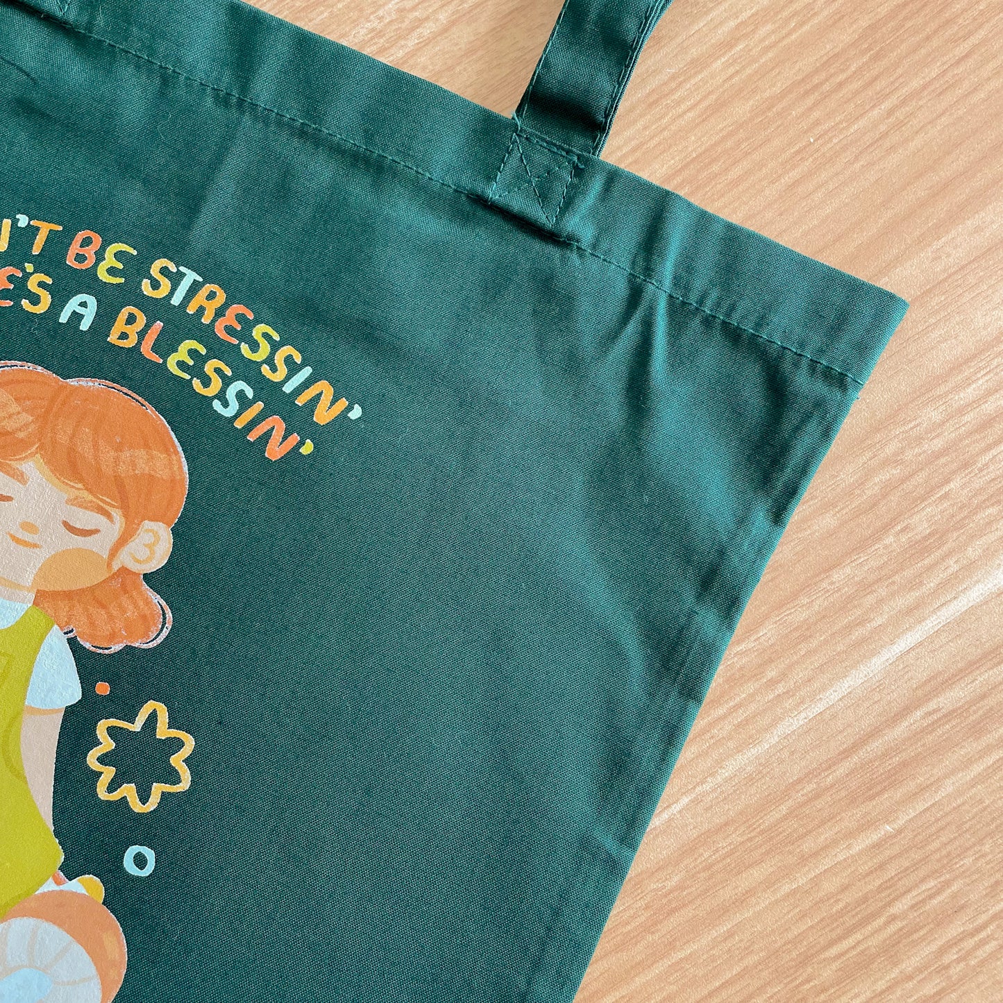 Don't Be Stressin', Life's a Blessin' Tote Bag