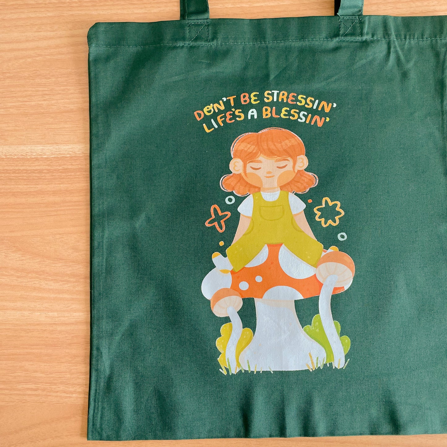 Don't Be Stressin', Life's a Blessin' Tote Bag