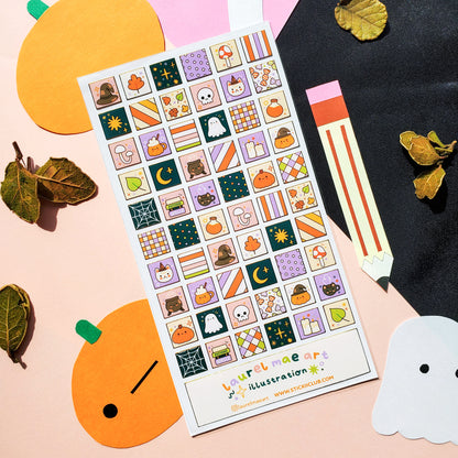 Trick or Treat? - Clear Gold Foil Sticker Sheet