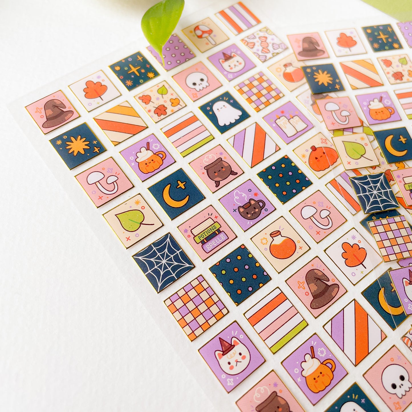 Trick or Treat? - Clear Gold Foil Sticker Sheet