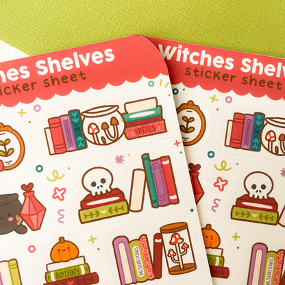 Witches Shelves - Sticker Sheet