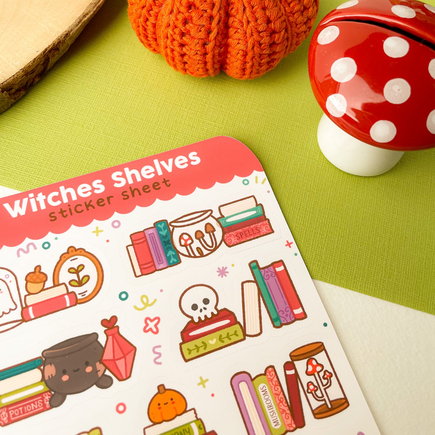 Witches Shelves - Sticker Sheet