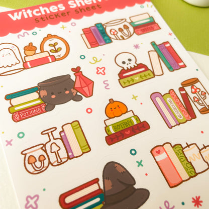 Witches Shelves - Sticker Sheet