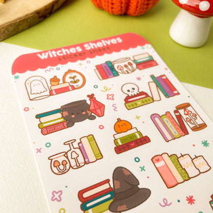 Witches Shelves - Sticker Sheet