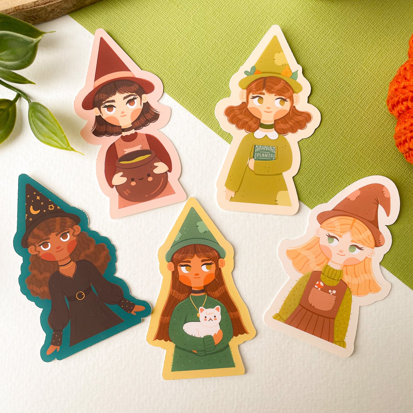 Witches Sticker Pack (5pcs)