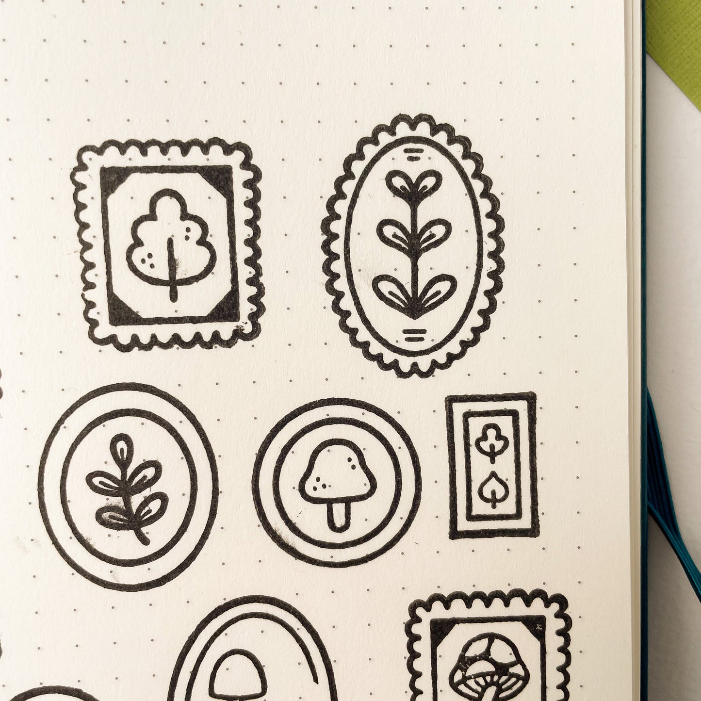 Autumnal Stamps - Clear Acrylic Stamp Set