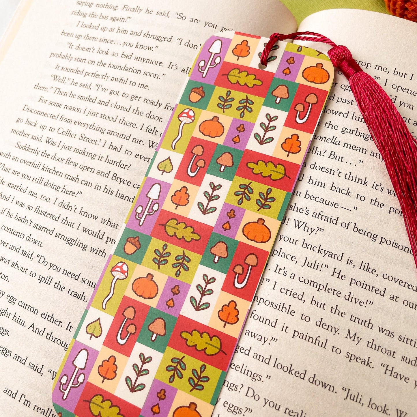 Fall Foraging Bookmark