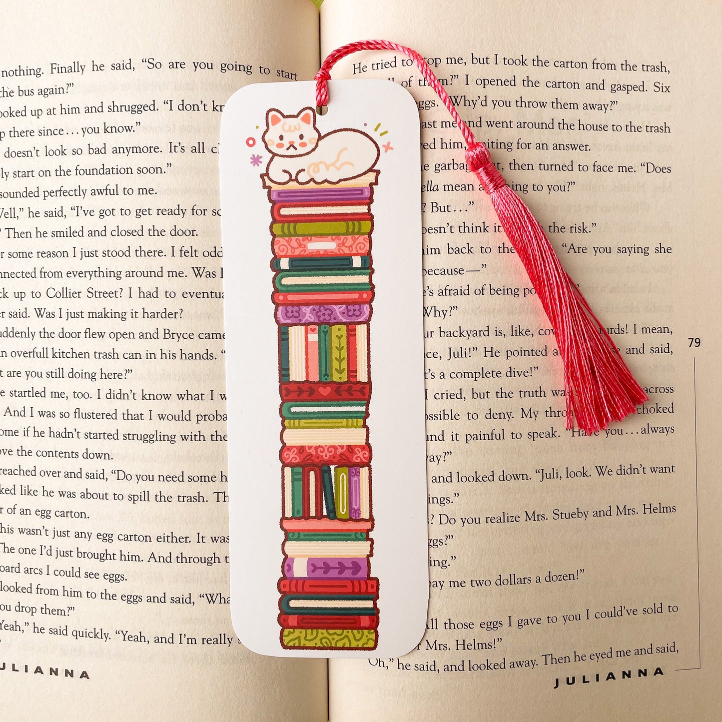 Bookish Cat Bookmark