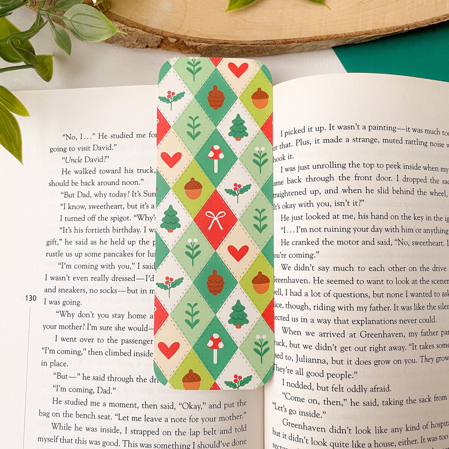 Winter Quilt - Bookmark