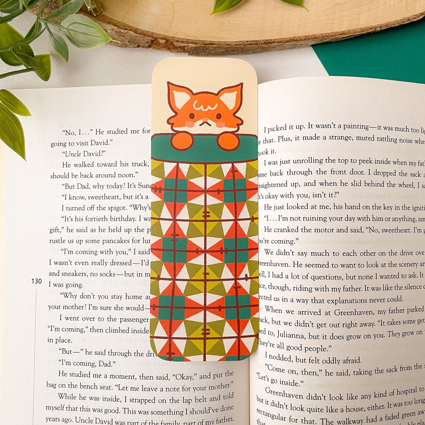 Sleepy Fox - Bookmark