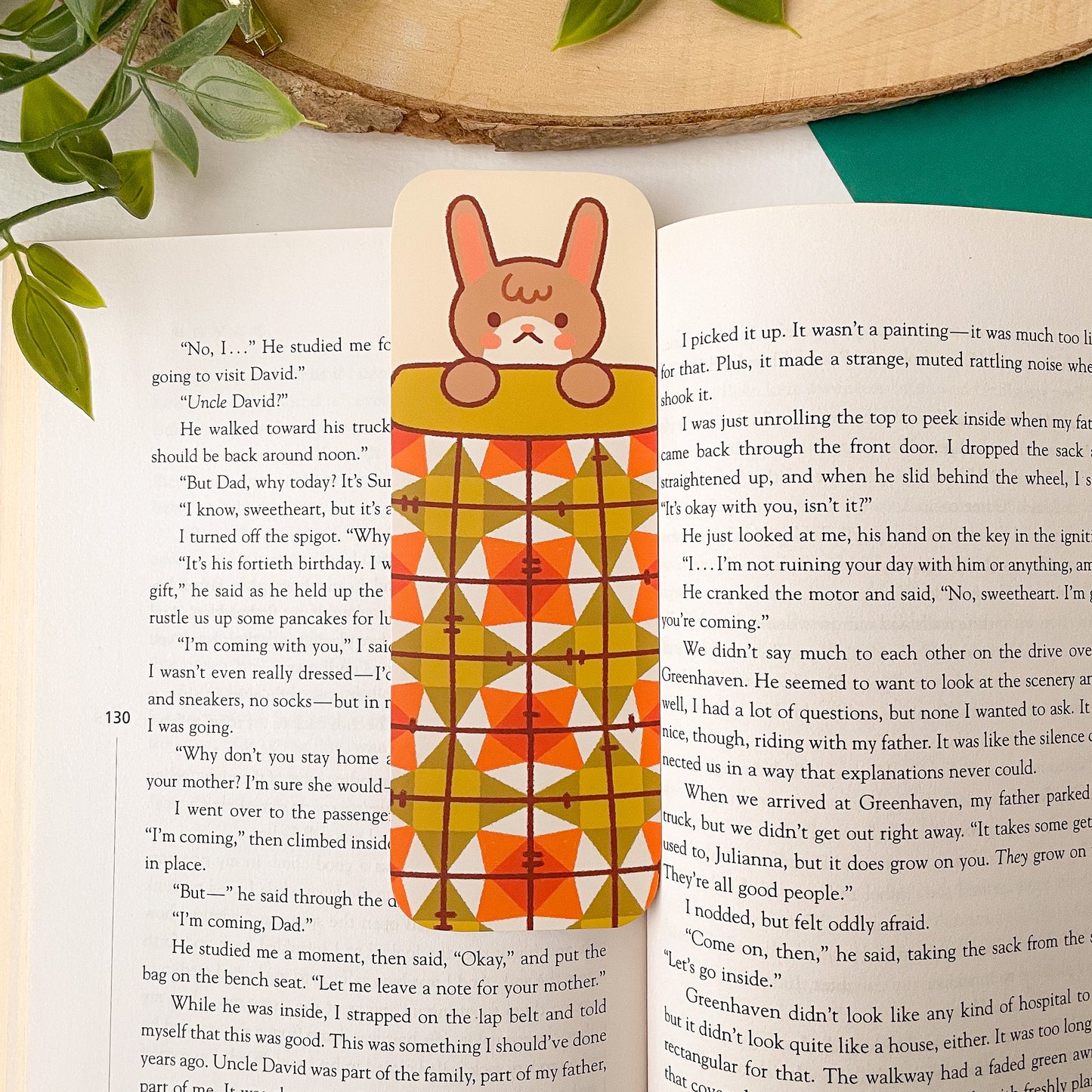 Sleepy Rabbit - Bookmark