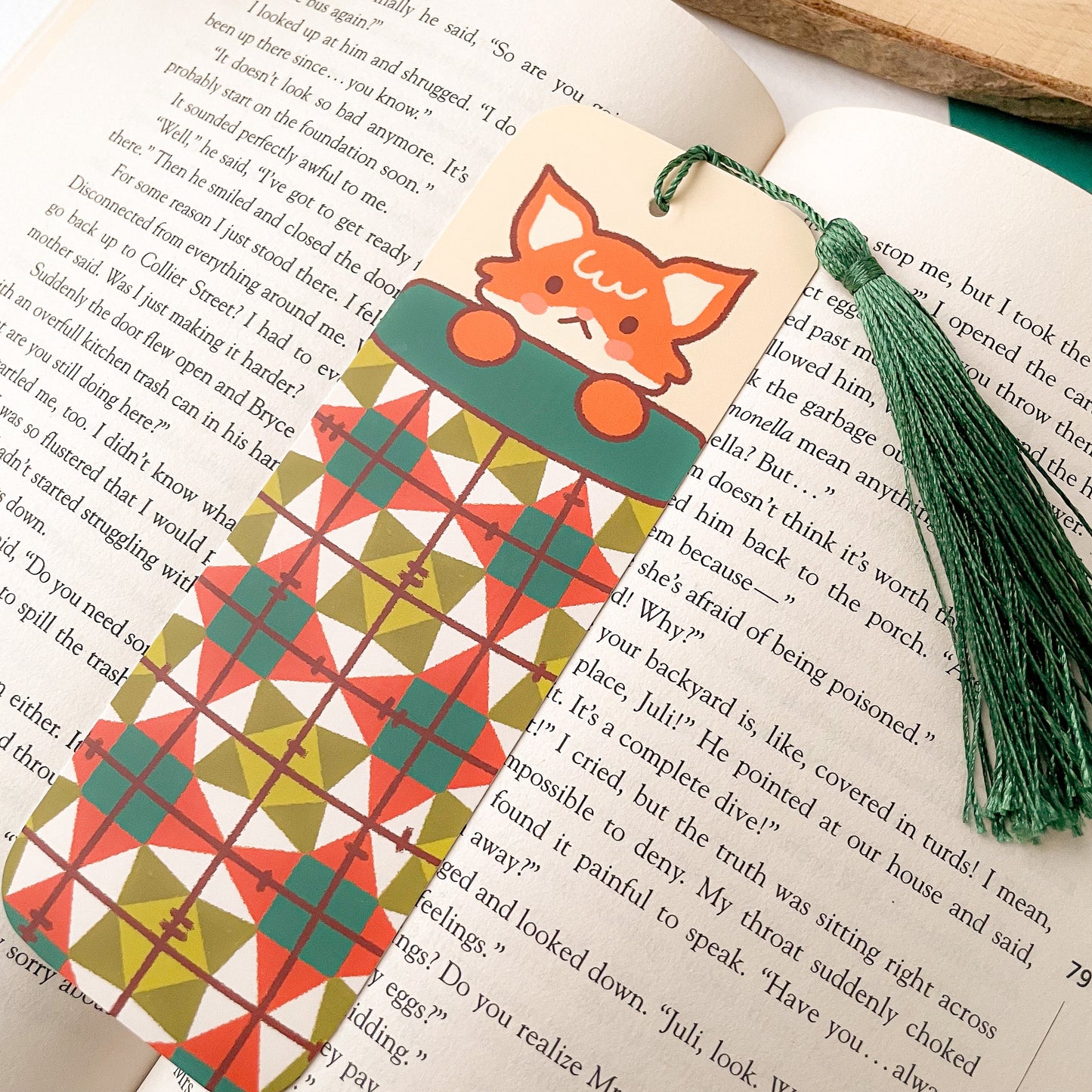 Sleepy Fox - Bookmark