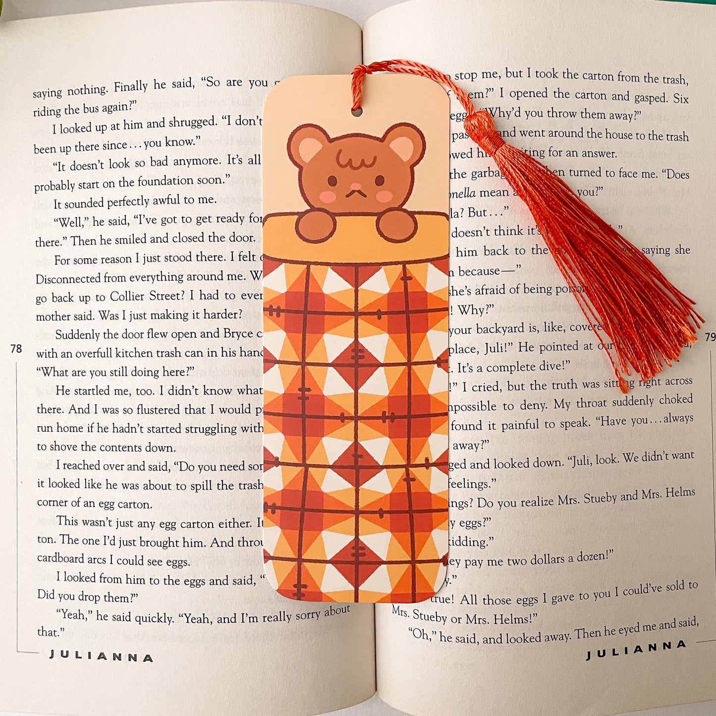 Sleepy Bear - Bookmark