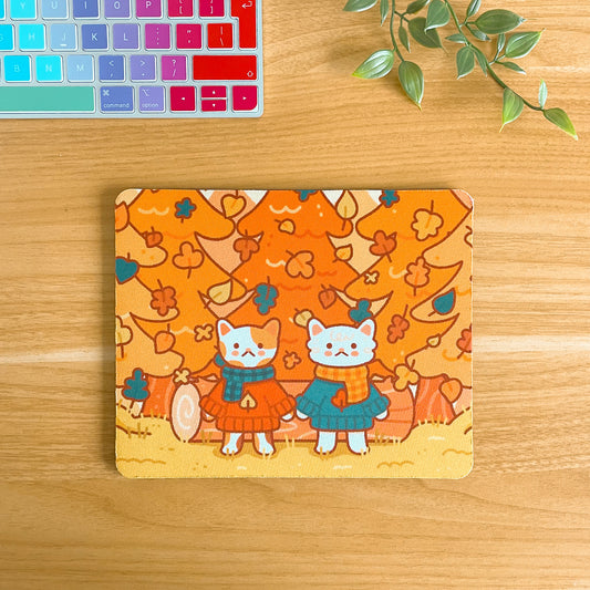 Autumnal Walks - Rectangle Mouse Mat