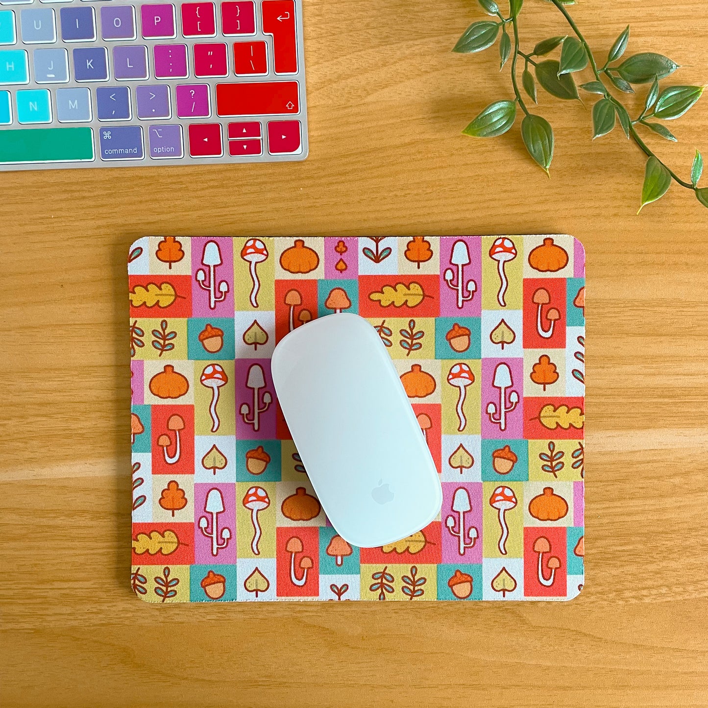 Fall Foraging - Rectangle Mouse Mat