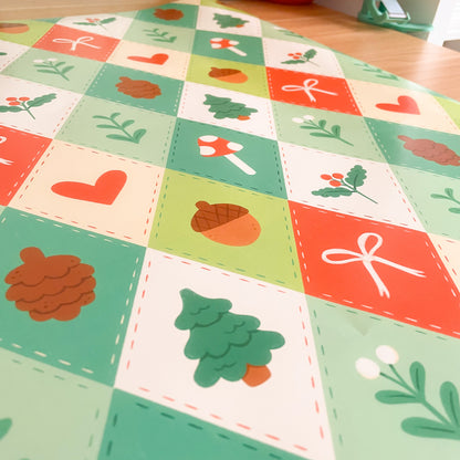 Winter Quilt - Wrapping Paper Sheet