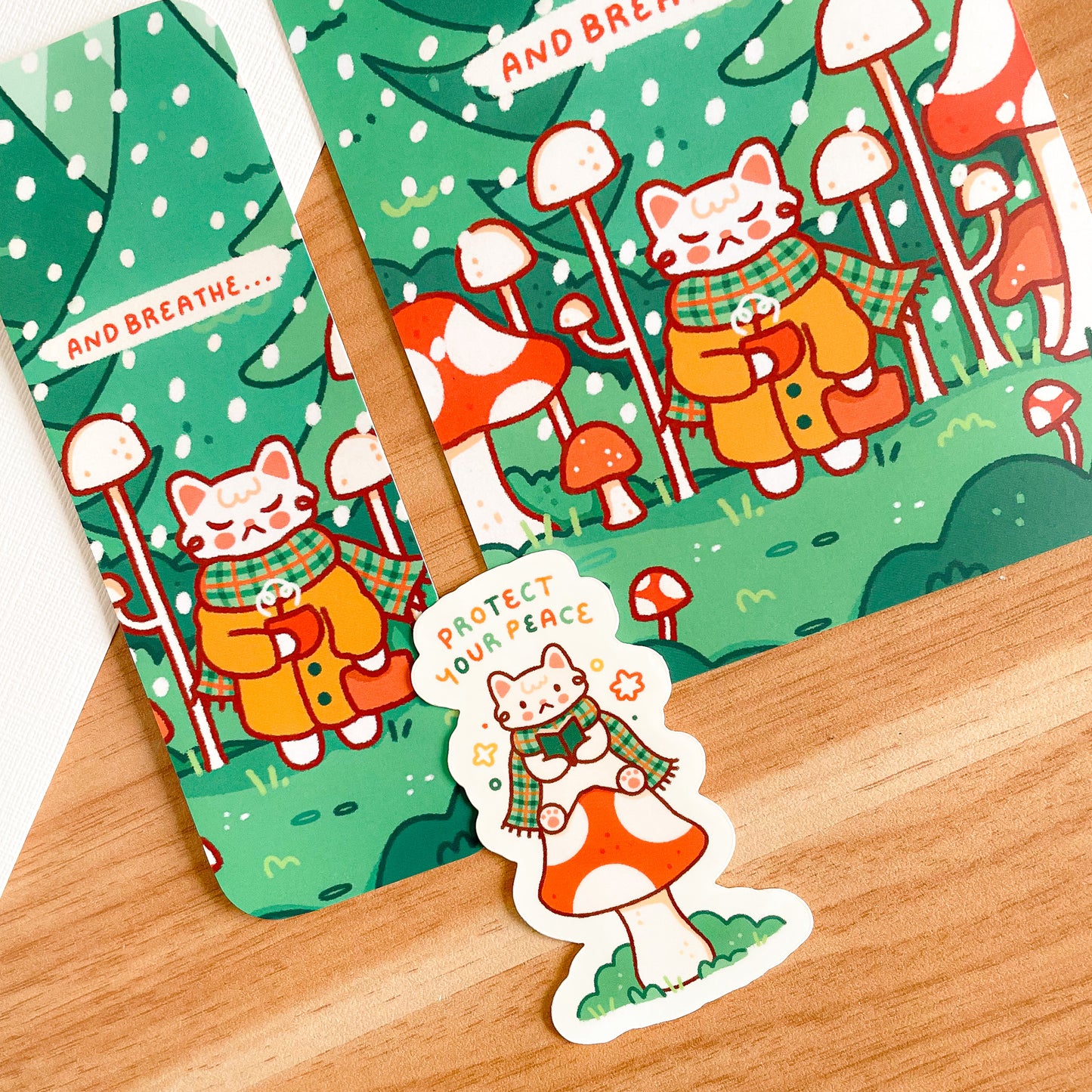 Forest Cat (Jan 24) Limited Edition Patreon Mushy Mail Bundle