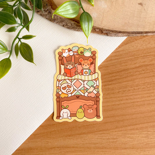 Cozy Bedtime (Feb 24) - Limited Edition Patreon Matte Vinyl Sticker