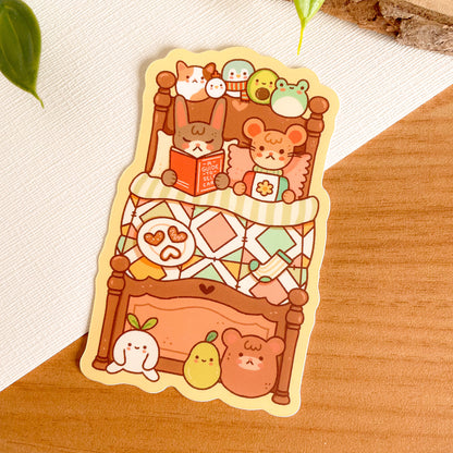 Cozy Bedtime (Feb 24) - Limited Edition Patreon Matte Vinyl Sticker