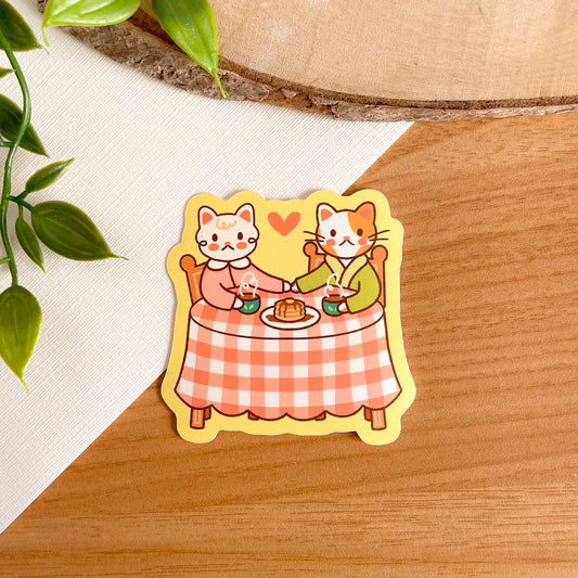 Mornings Together (March 24) - Limited Edition Patreon Matte Vinyl Sticker