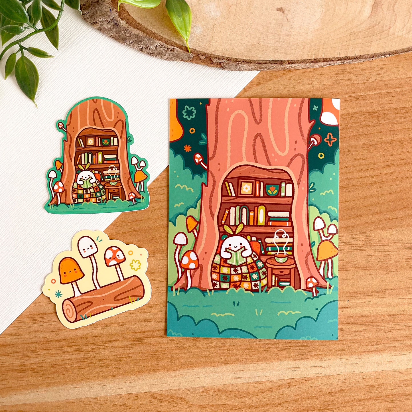 Meebloo Tree House (April 24) Limited Edition Patreon Mushy Mail Bundle