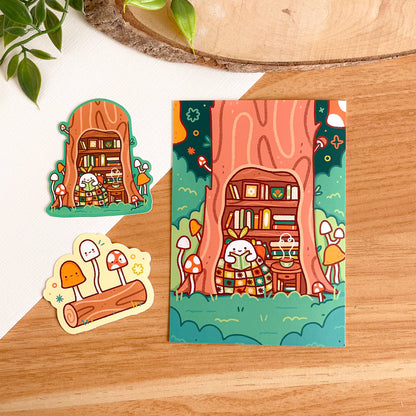 Meebloo Tree House (April 24) Limited Edition Patreon Mushy Mail Bundle