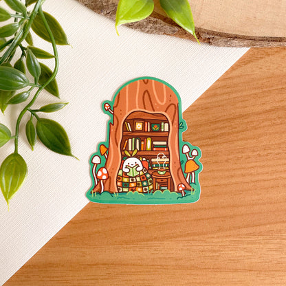 Meebloo Tree House (April 24) - Limited Edition Patreon Matte Vinyl Sticker