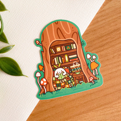 Meebloo Tree House (April 24) - Limited Edition Patreon Matte Vinyl Sticker