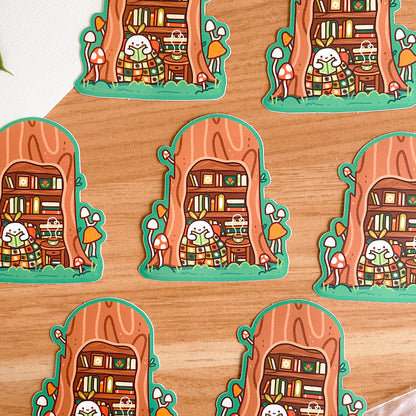 Meebloo Tree House (April 24) - Limited Edition Patreon Matte Vinyl Sticker