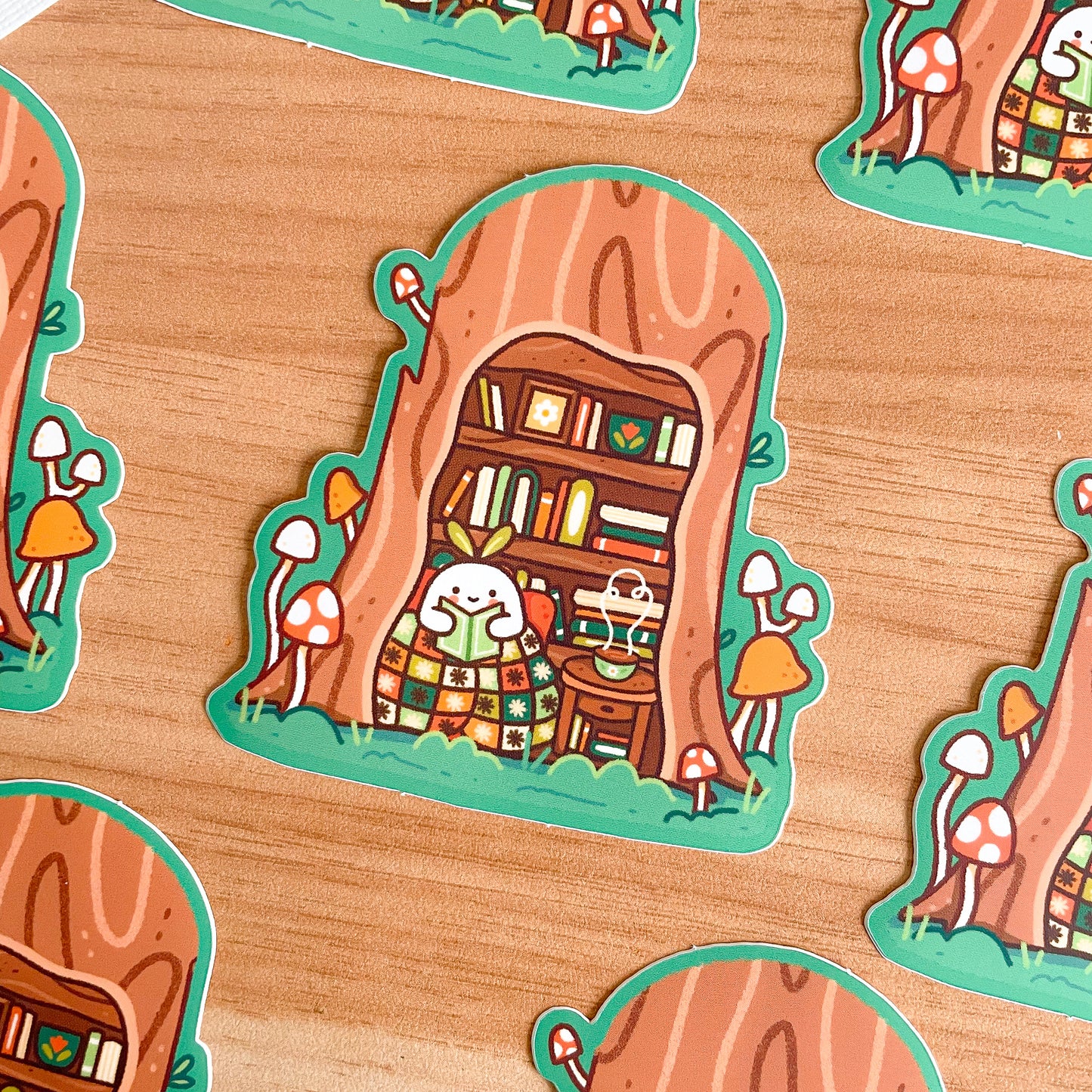 Meebloo Tree House (April 24) - Limited Edition Patreon Matte Vinyl Sticker