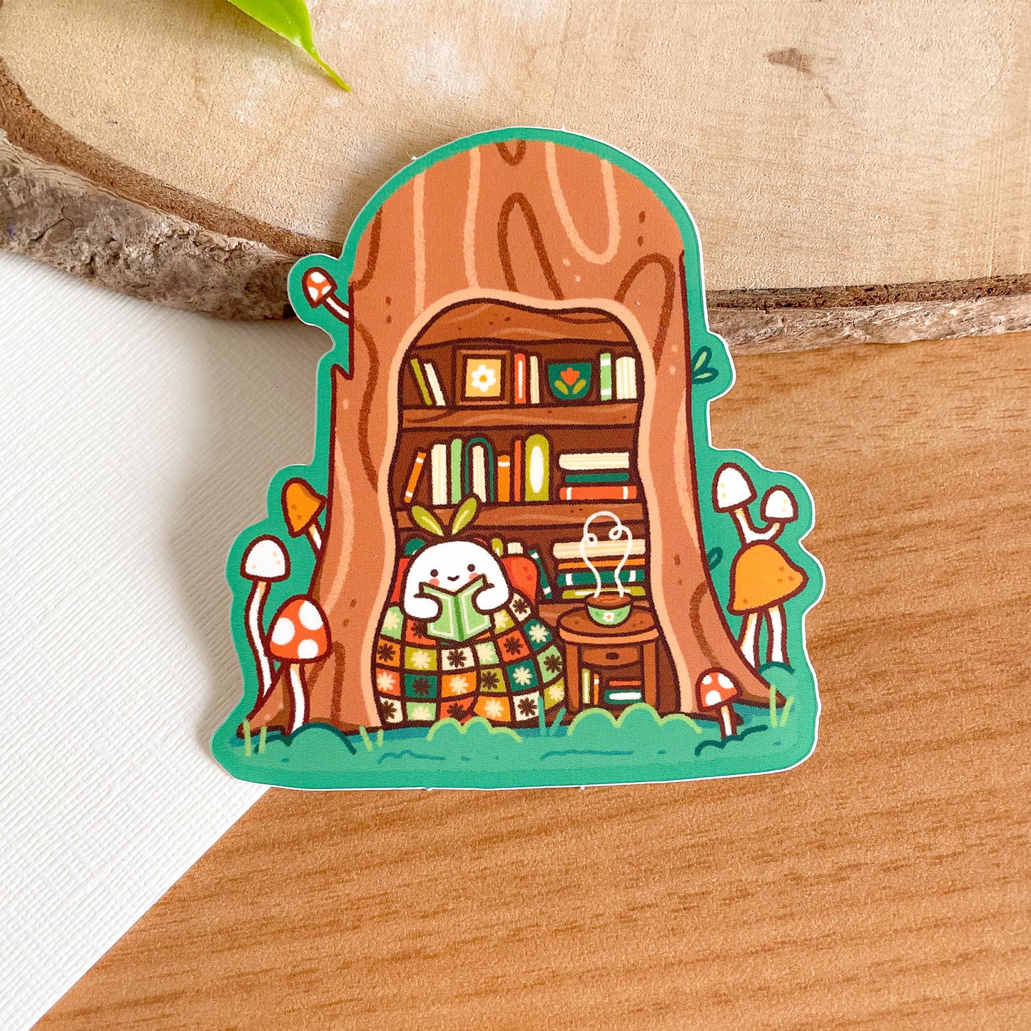 Meebloo Tree House (April 24) - Limited Edition Patreon Matte Vinyl Sticker