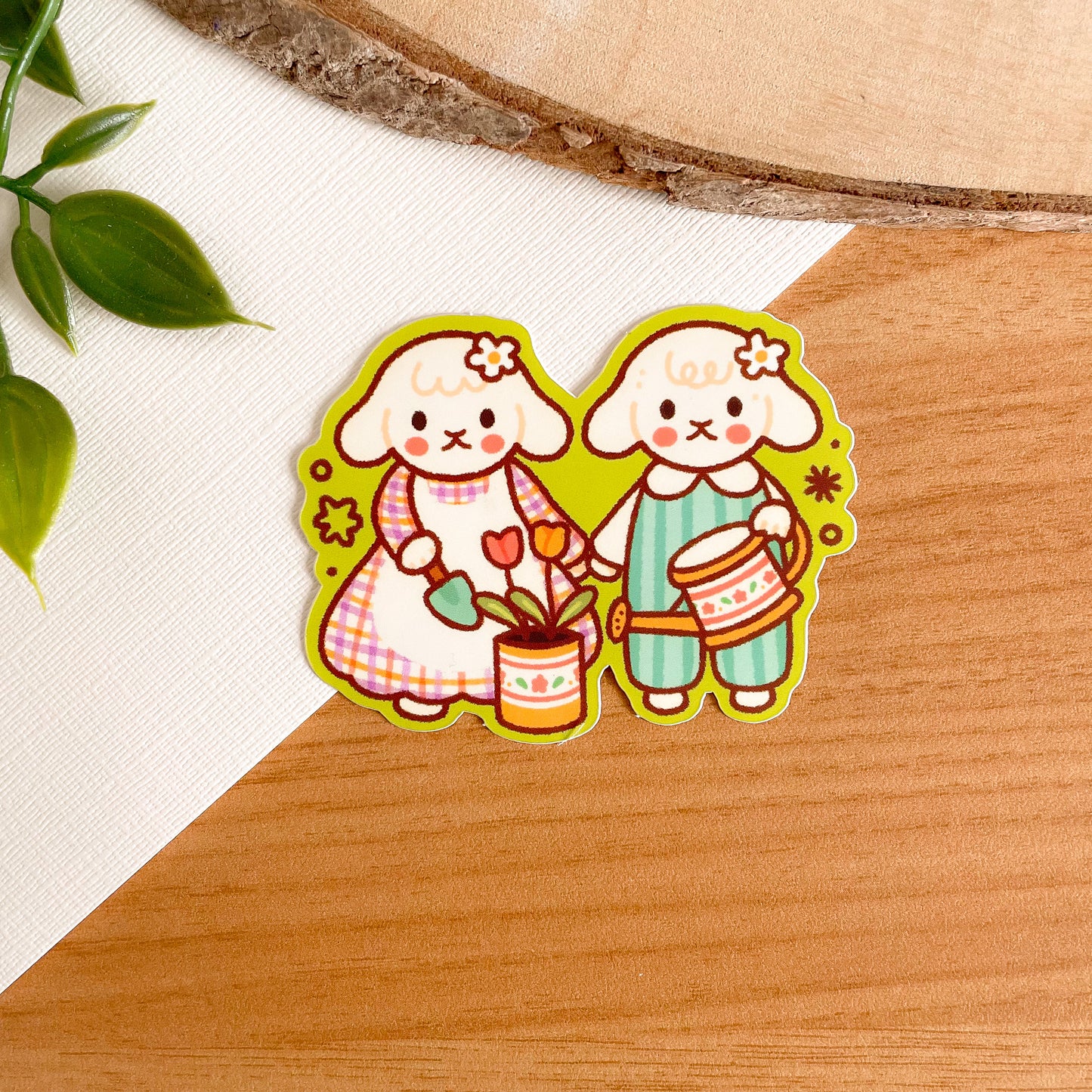 Gardening Sheep (June 24) - Limited Edition Patreon Matte Vinyl Sticker