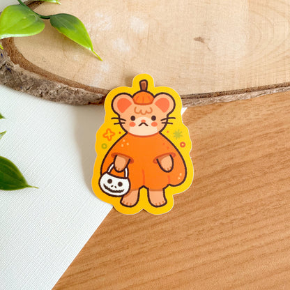 Pumpkin Mouse (Sept 24) - Limited Edition Patreon Matte Vinyl Sticker