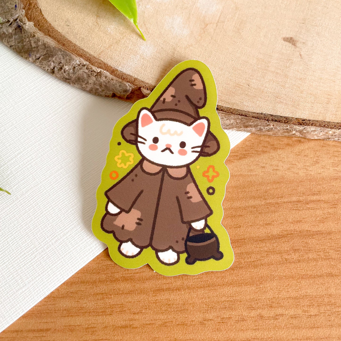 Witch Cat (Sept 24) - Limited Edition Patreon Matte Vinyl Sticker