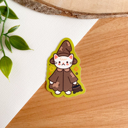 Witch Cat (Sept 24) - Limited Edition Patreon Matte Vinyl Sticker