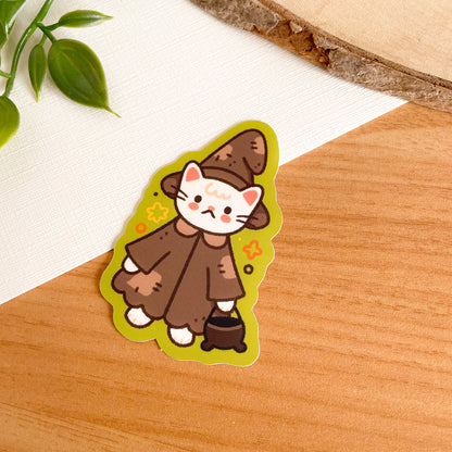 Witch Cat (Sept 24) - Limited Edition Patreon Matte Vinyl Sticker