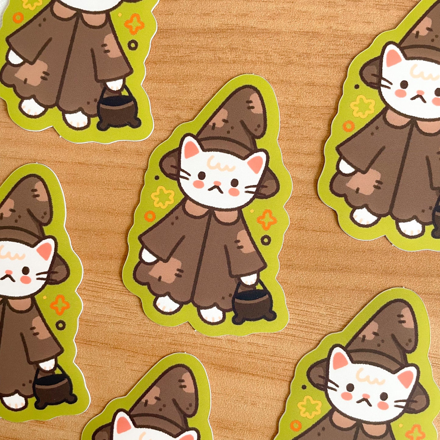 Witch Cat (Sept 24) - Limited Edition Patreon Matte Vinyl Sticker