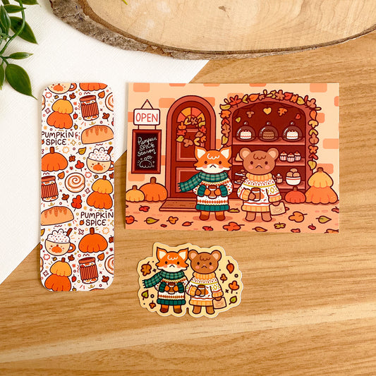 Pumpkin Spice Café (Oct 24) Limited Edition Patreon Mushy Mail Bundle