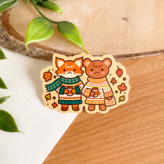 Pumpkin Spice Pals (Oct 24) - Limited Edition Patreon Matte Vinyl Sticker