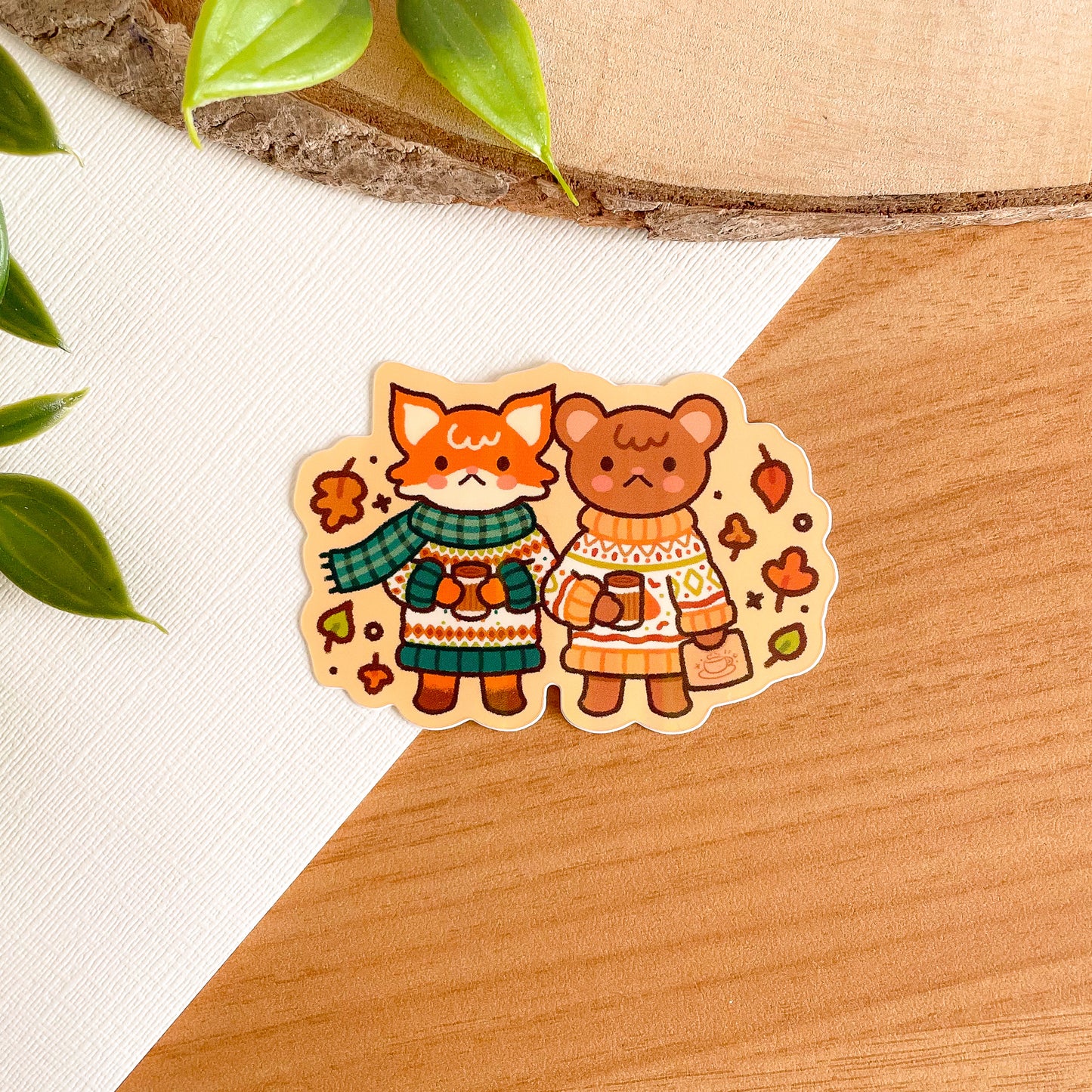 Pumpkin Spice Pals (Oct 24) - Limited Edition Patreon Matte Vinyl Sticker