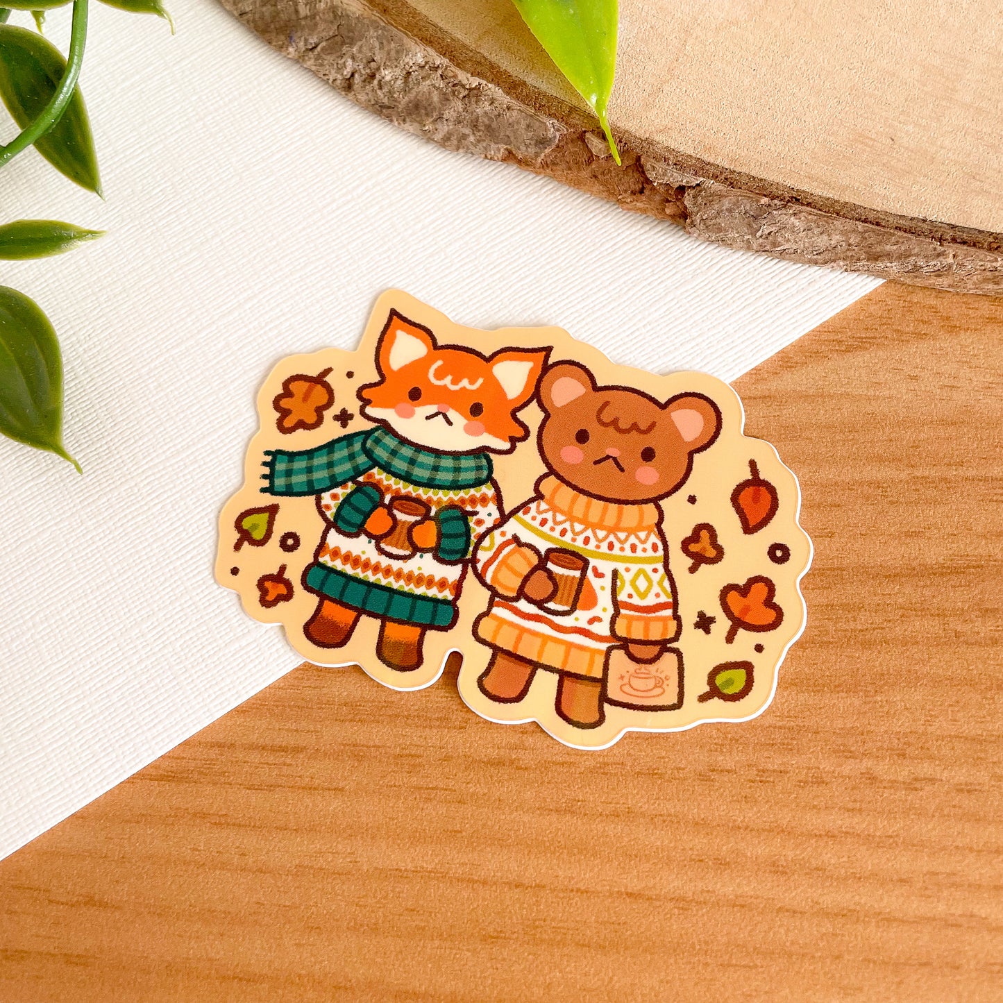 Pumpkin Spice Pals (Oct 24) - Limited Edition Patreon Matte Vinyl Sticker