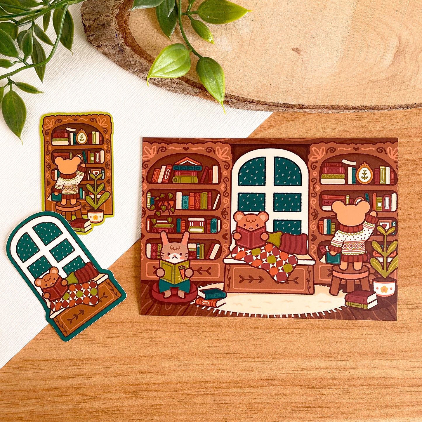 Cozy Library (Nov 24) Limited Edition Patreon Mushy Mail Bundle