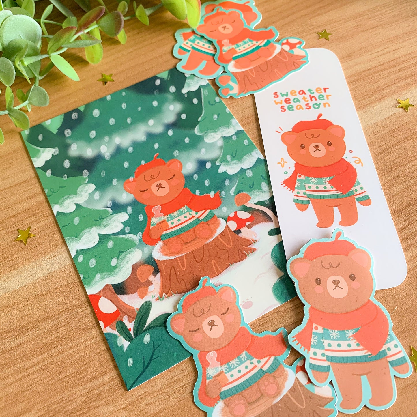 Winter Bear (Dec 21) Limited Edition Patreon Mushy Mail Bundle