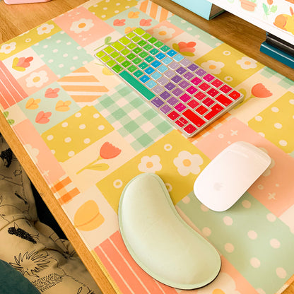 Spring Patchwork - Large Gaming Mouse Mat