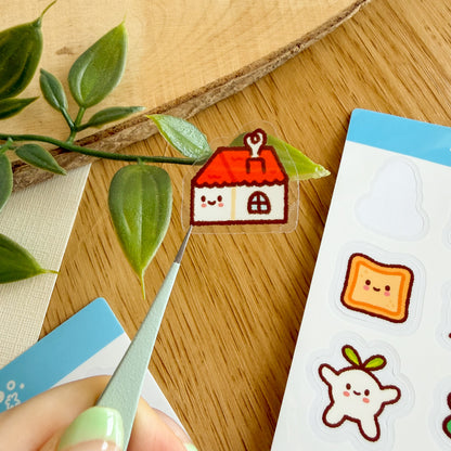 Tiny Things - Clear Vinyl Sticker Sheet